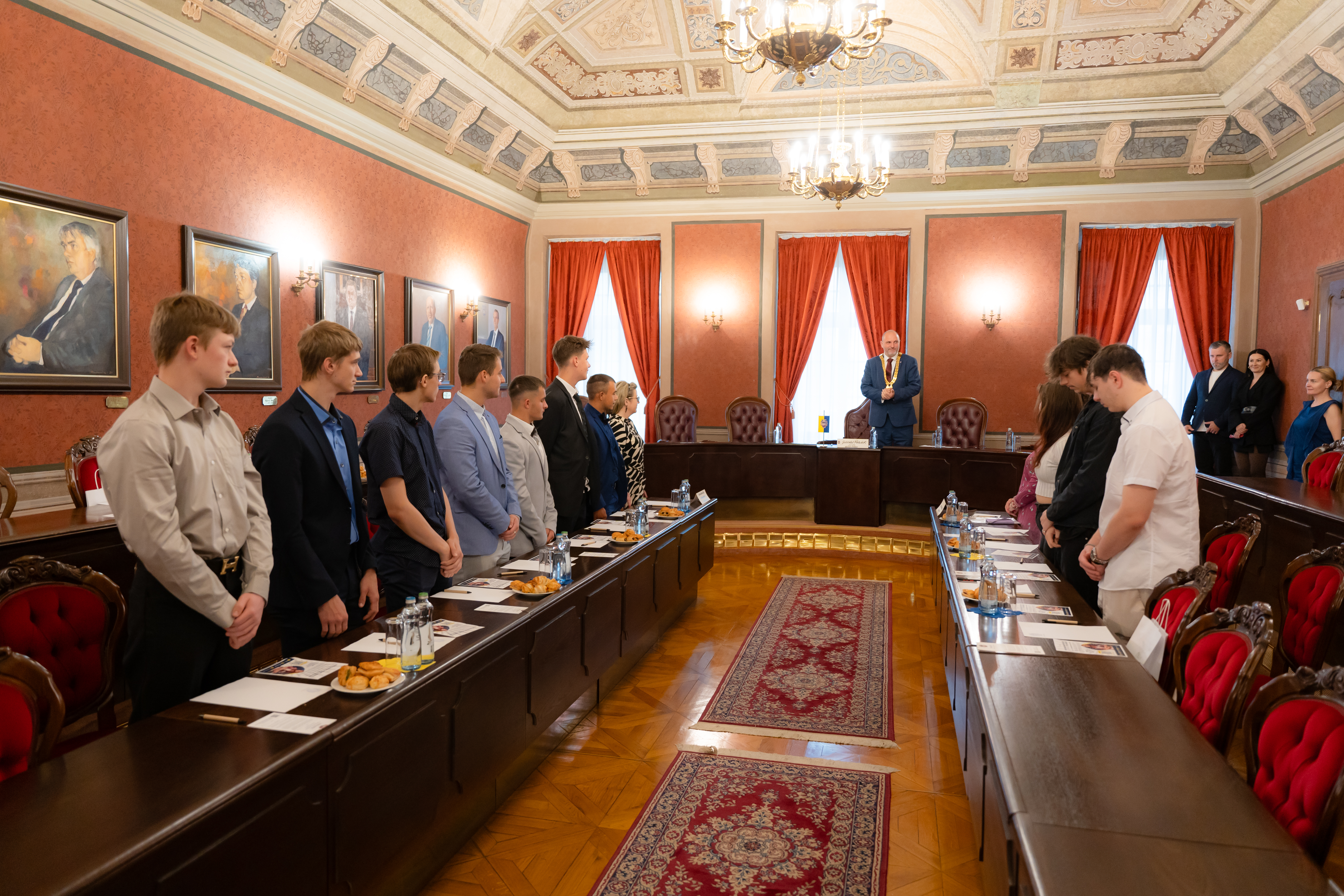 Prijatie studentov v Historickej radnici